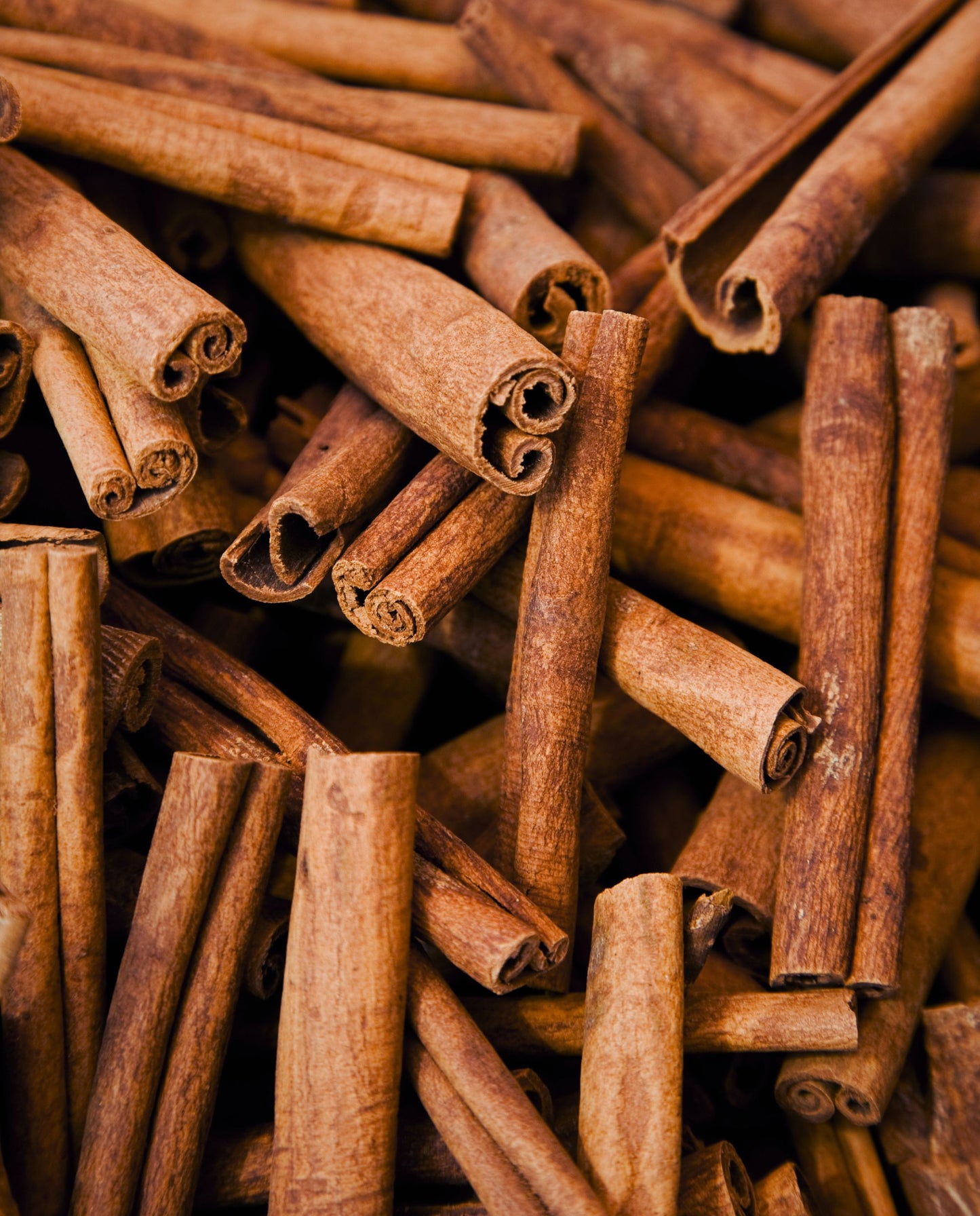 close up of cinnamon sticks