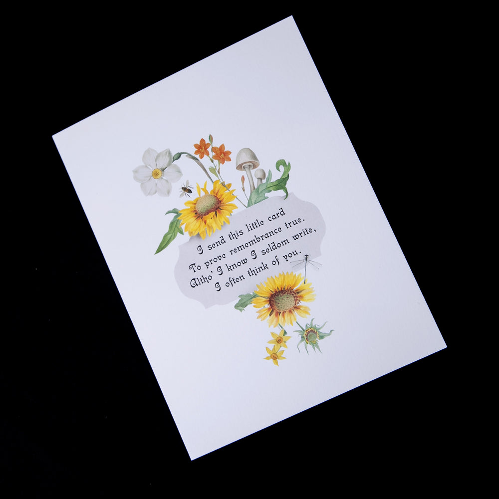 
                      
                        Victorian-inspired greeting card with illustration of yellow botanicals.
                      
                    