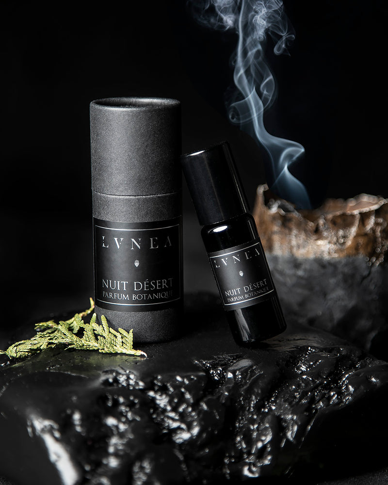 FEU FOLLET  Eau de Parfum - smoke, wood, balsam, pine tar – Lvnea Perfume
