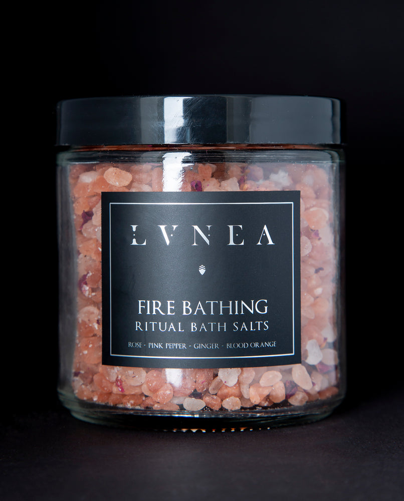 FIRE BATHING | Ritual Bath Salts - blood orange, rose, ginger